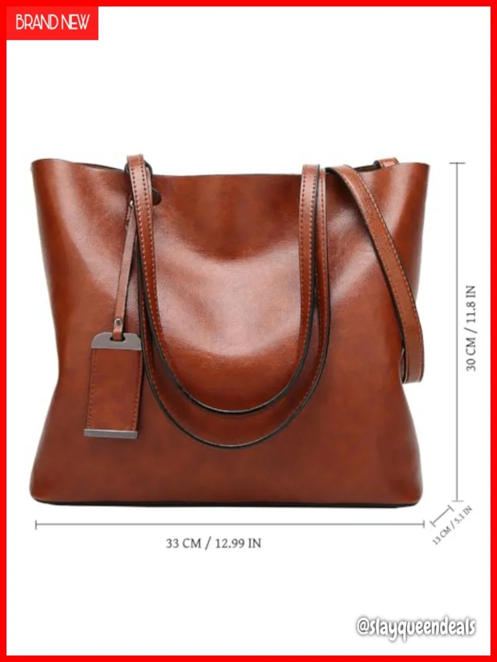 Women's Leather Satchel Handbag Tote Shoulder Bag with Removable Strap